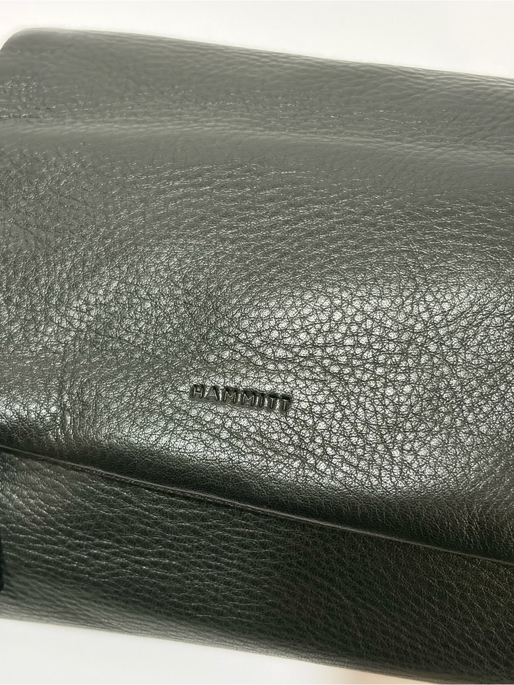 Hammitt VIP Satchel In Black Leather With Gunmetal Hardware EUC - Picture 9 of 14